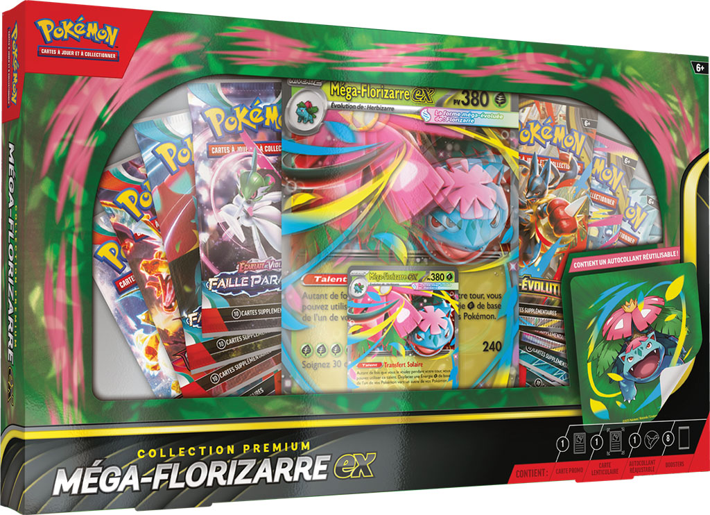 Pokémon : Coffret Premium Mega-Florizarre EX