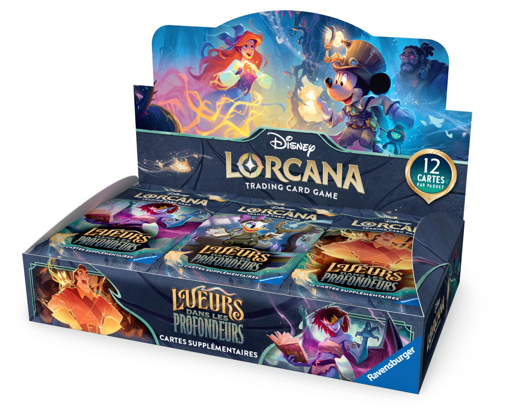 Disney Lorcana set10: Display 24 Boosters "Lueurs dans les profondeurs"