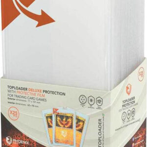 Phoenix Shield: Toploader 35PT 3"X4" Deluxe (x25)