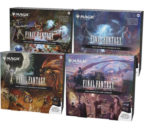 Magic The Gathering : Final Fantasy Scene Box Display (4 différentes) EN