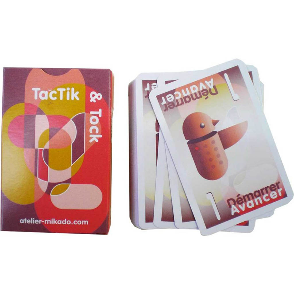 Jeu 54 cartes pour jeu de Tock ou Tac-Tik