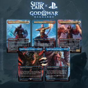 Magic The Gathering : Secret Lair God of War: Ragnarok