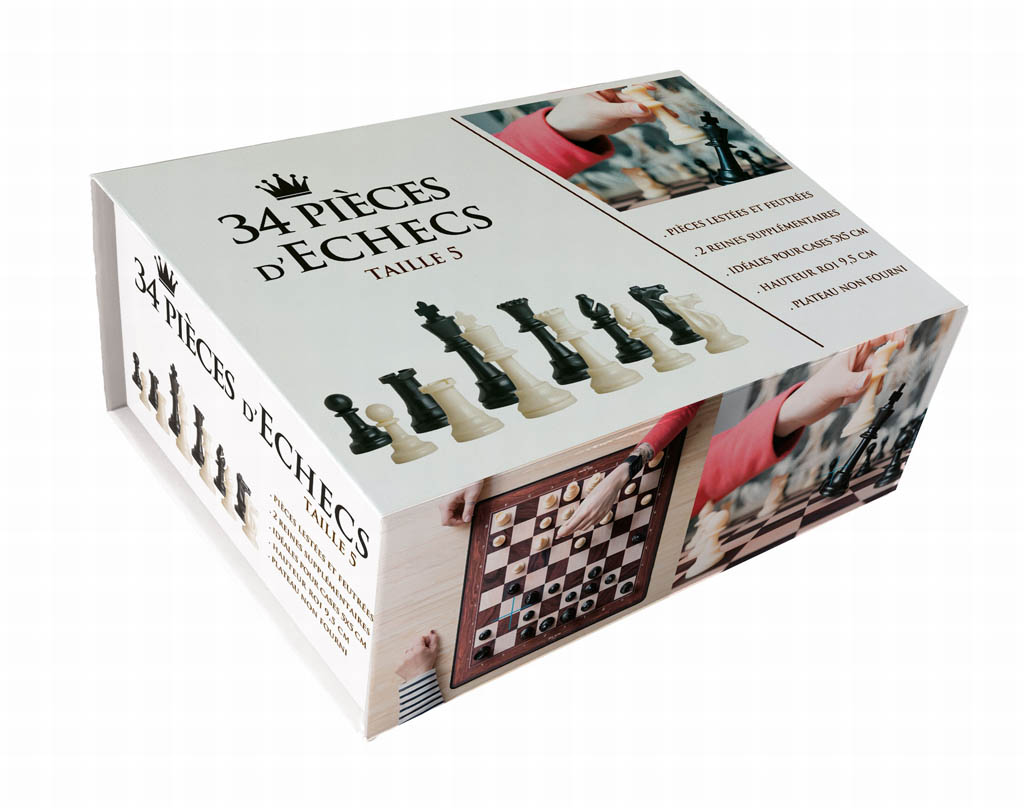 Pièces d'Echecs plastique T5