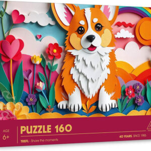 Trefl 40e Anniversaire - Paper Art 3D : Chien