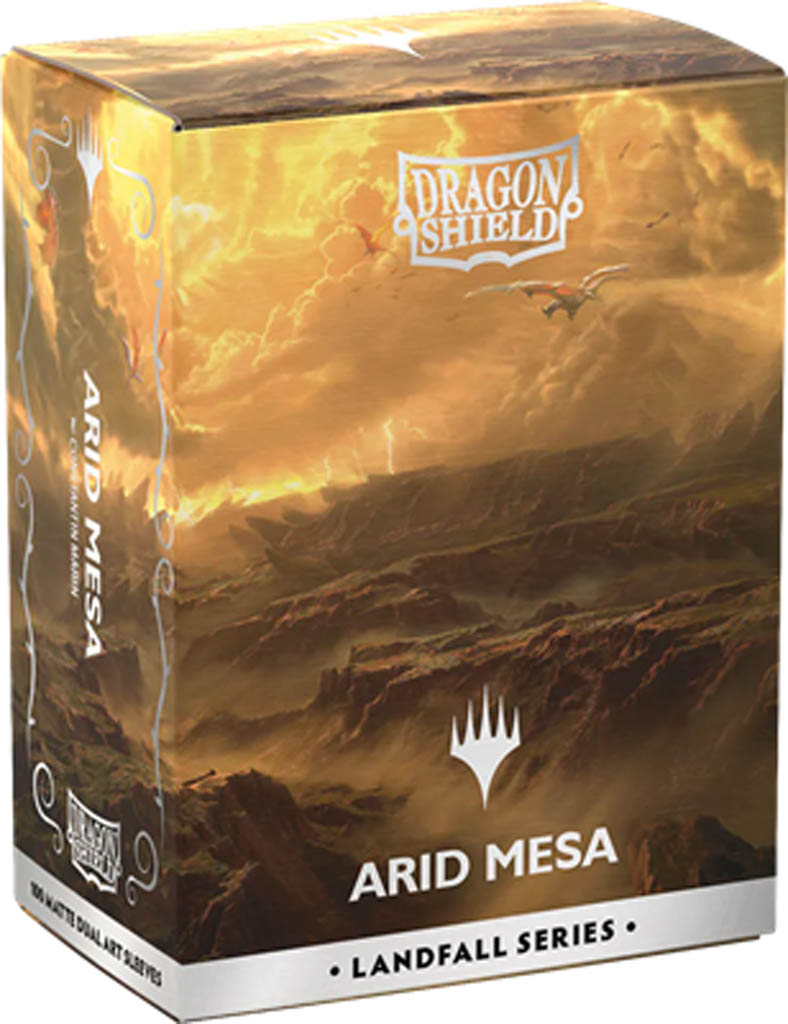Dragon Shield: MTG Landfall Series - Arid Mesa (x100)