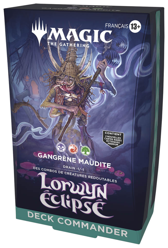 Magic The Gathering : Lorwyn Eclipsé Deck Commander "Gangrène Maudite"
