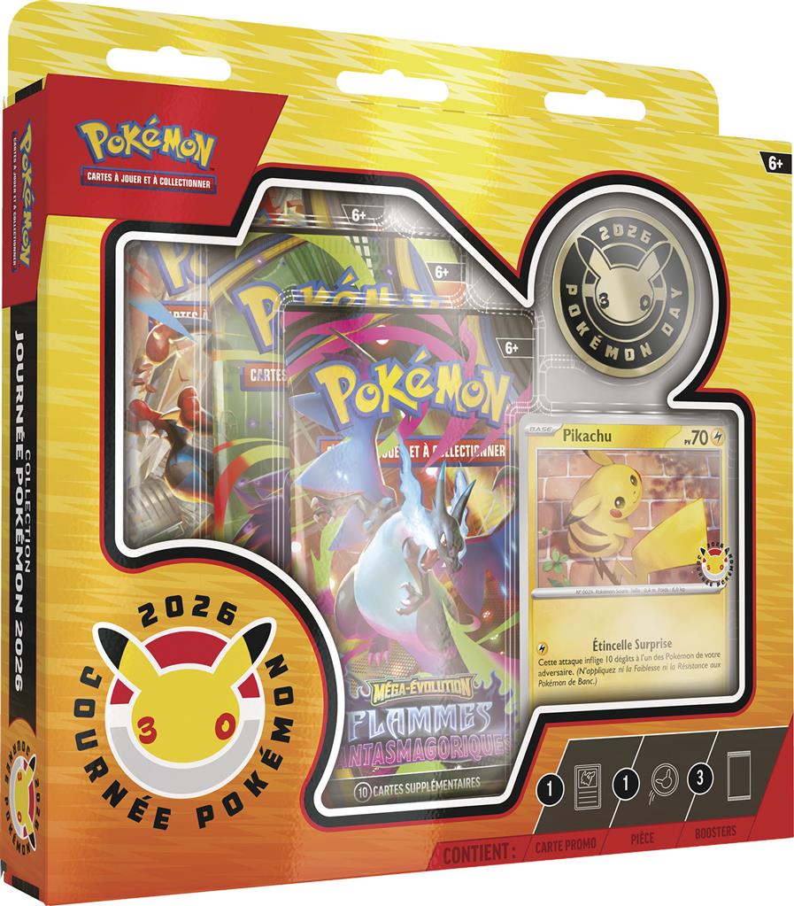 Pokémon : Coffret 3 Boosters Pokemon Days 2026
