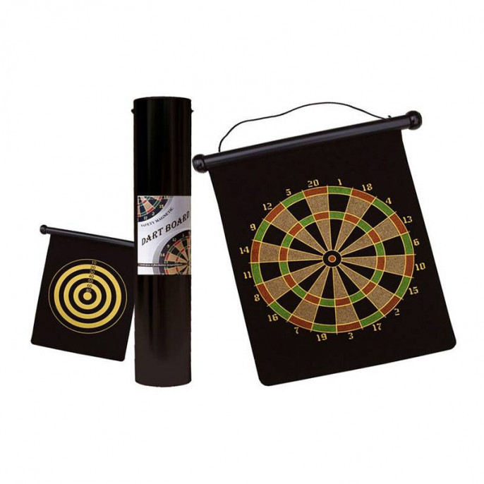 Cible Fléchettes velours réversible 38cm