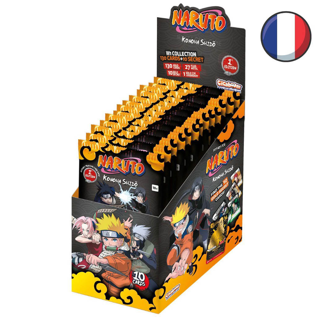 Naruto Mythos TCG - First Set Display 24 Boosters FR