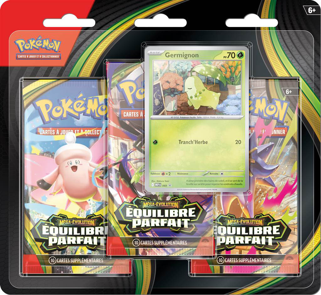 Pokémon ME03 : Pack 3 boosters "Equilibre Parfait"