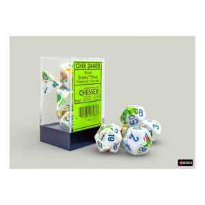 Set de 7 dés - Brush - Breezy/Blue