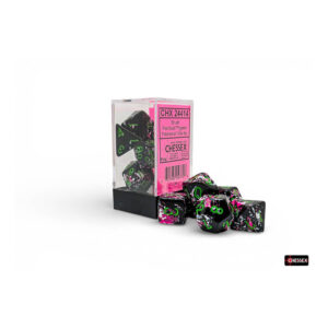 Set de 7 dés - Brush - Paintball/Green