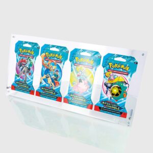 Phoenix Shield: 4-Slot Acrylic Booster Blister