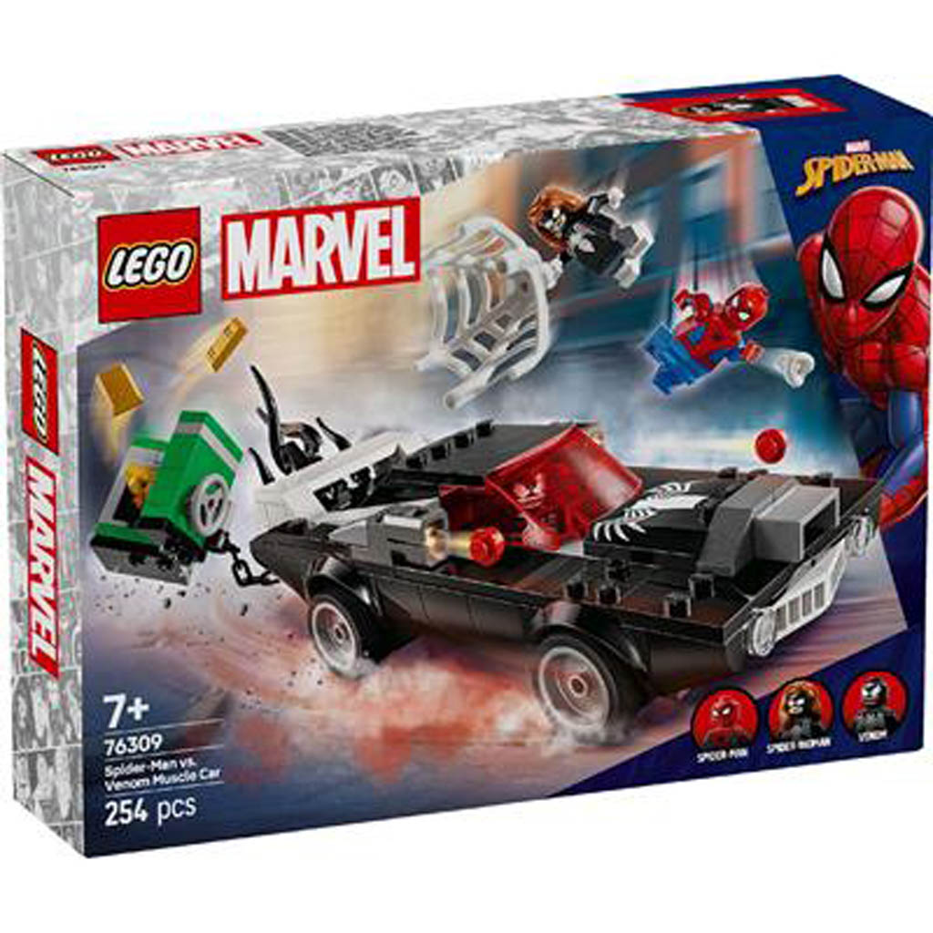Spider-Man contre le bolide de Venom (Marvel)