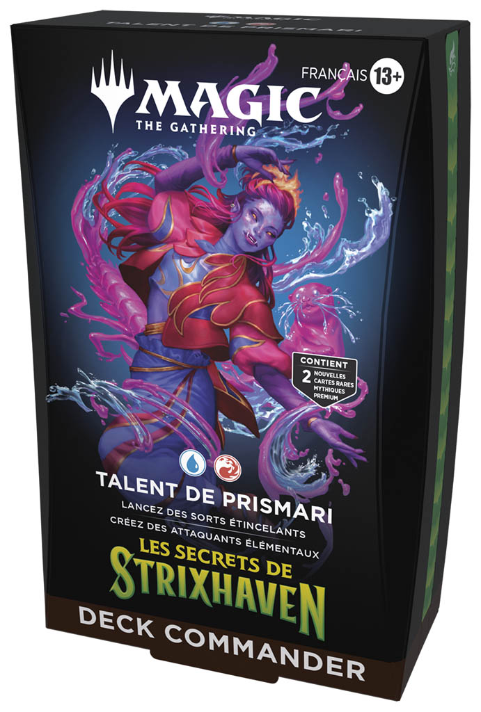 Magic The Gathering : Les Secrets de Strixhaven Deck Commander "Talent de Prismari"