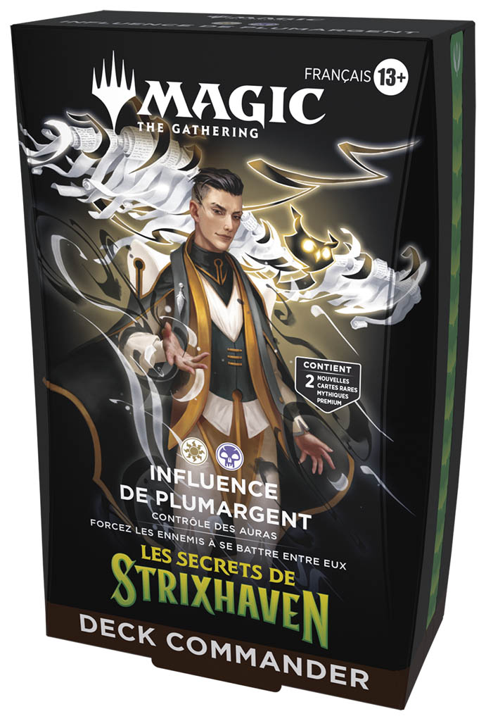 Magic The Gathering : Les Secrets de Strixhaven Deck Commander "Influence de Plumargent"