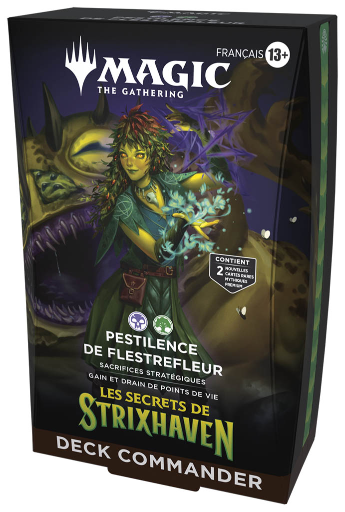 Magic The Gathering : Les Secrets de Strixhaven Deck Commander "Pestilence de Flestrefleur"