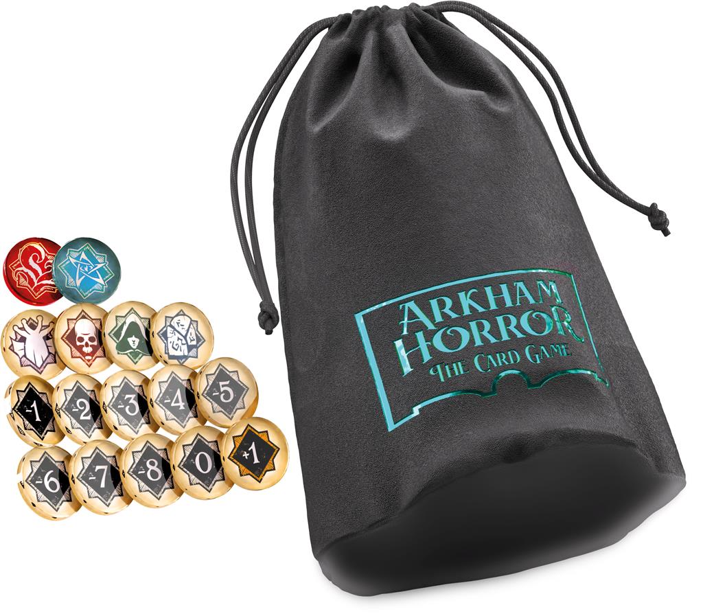 GameGenic : Arkham JCE Chaos Tokens + Token Bag