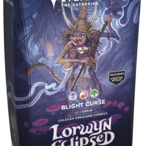 Magic The Gathering : Lorwyn Eclipsé Deck Commander "Blight Curse" ANGLAIS