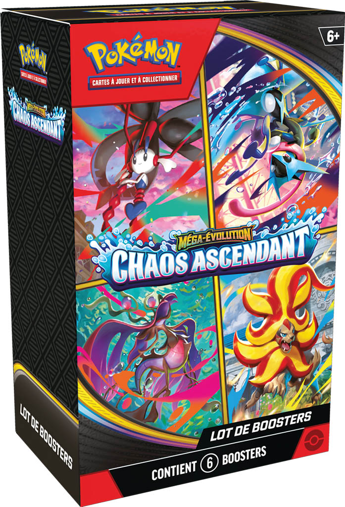 Pokémon ME04 : Bundle 6 Boosters "Chaos Ascendant"