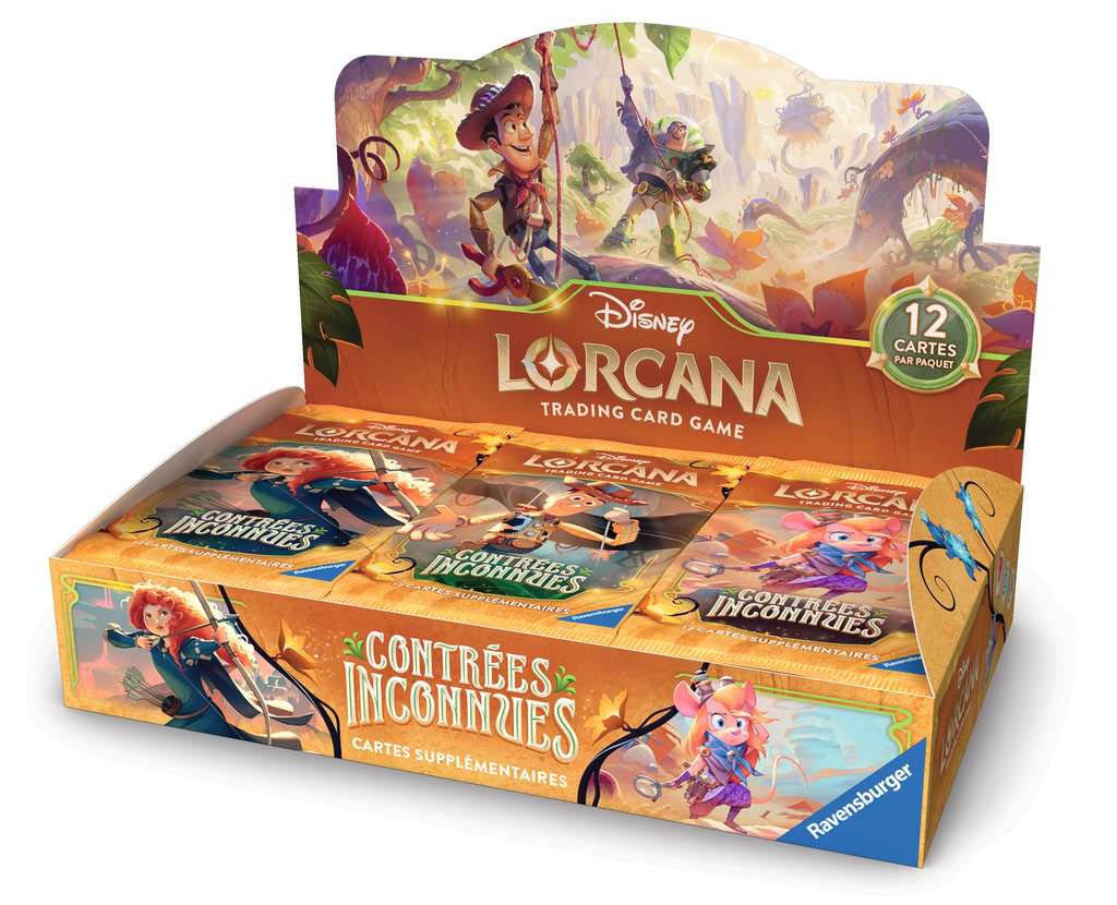 Disney Lorcana set12: Display 24 Boosters "Contrées Inconnues"