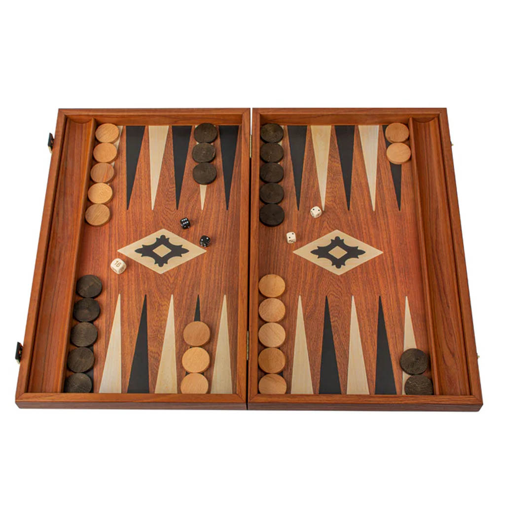 Backgammon 48cm Réplique Acajou