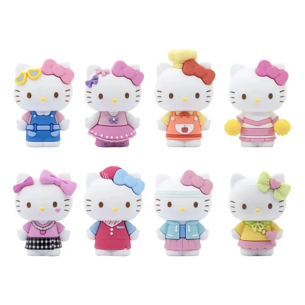 YuMe - Mini-Doll Cute Outfits Series - Poupée Hello Kitty 5cm