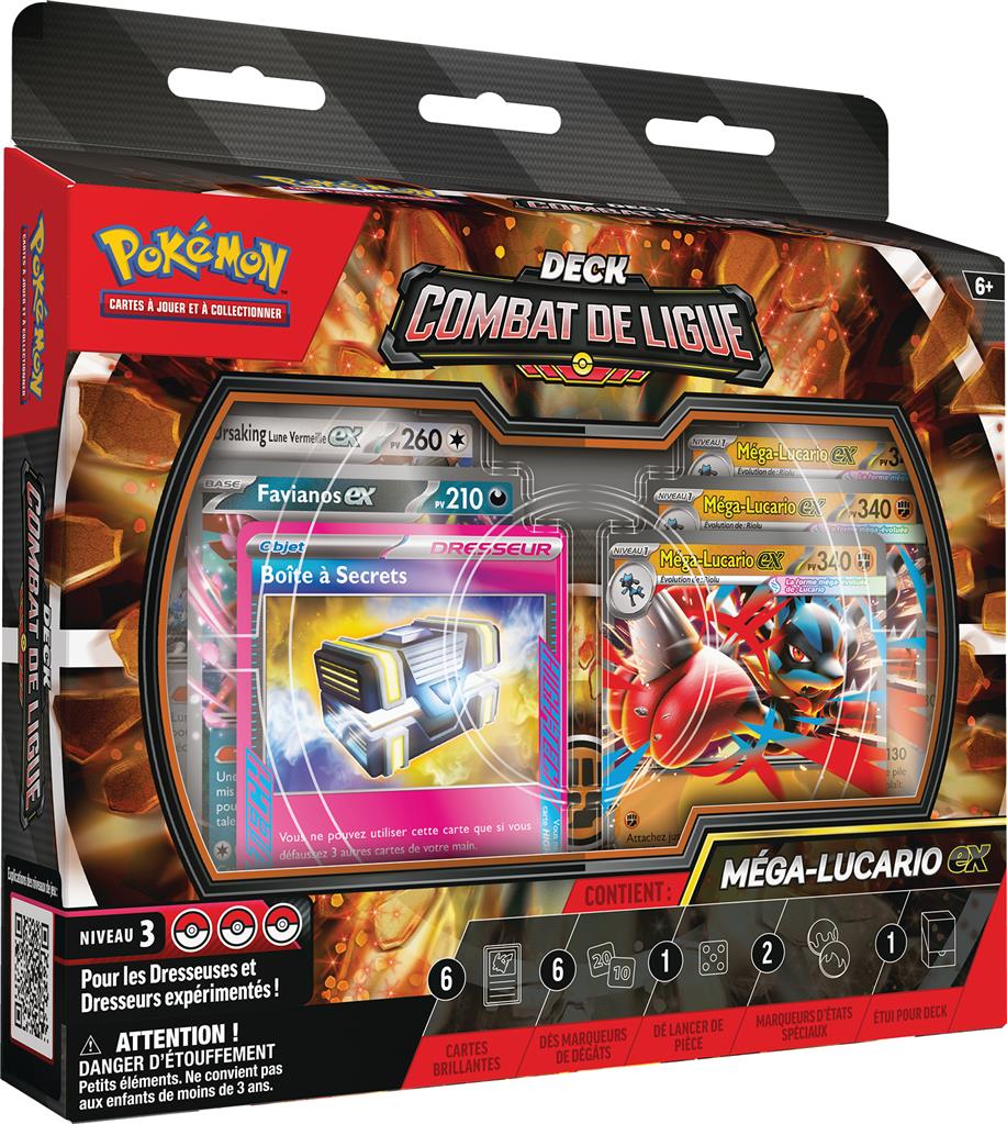 Pokémon : Deck Combat de Ligue Méga-Lucario-EX