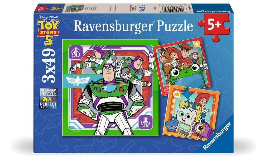Ravensburger Puzzle - En mission / Toy Story 5 (3x49pcs)
