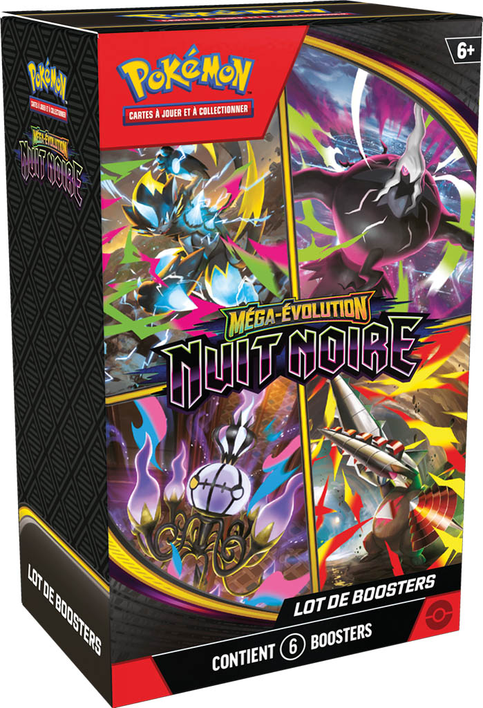 Pokémon ME05 : Bundle 6 Boosters "Nuit Noire"