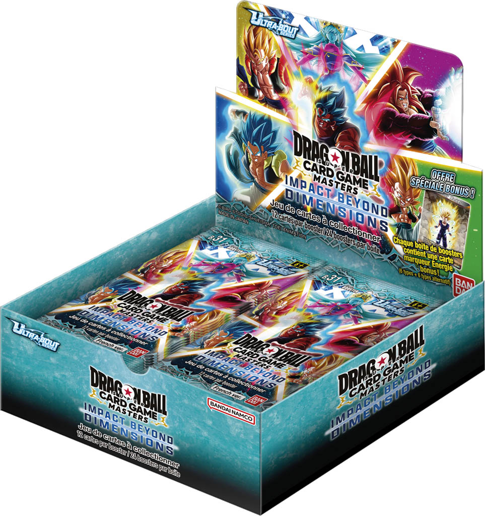 Dragon Ball : Ultra-Bout 04 Impact Beyond Dimensions Display 24 Boosters