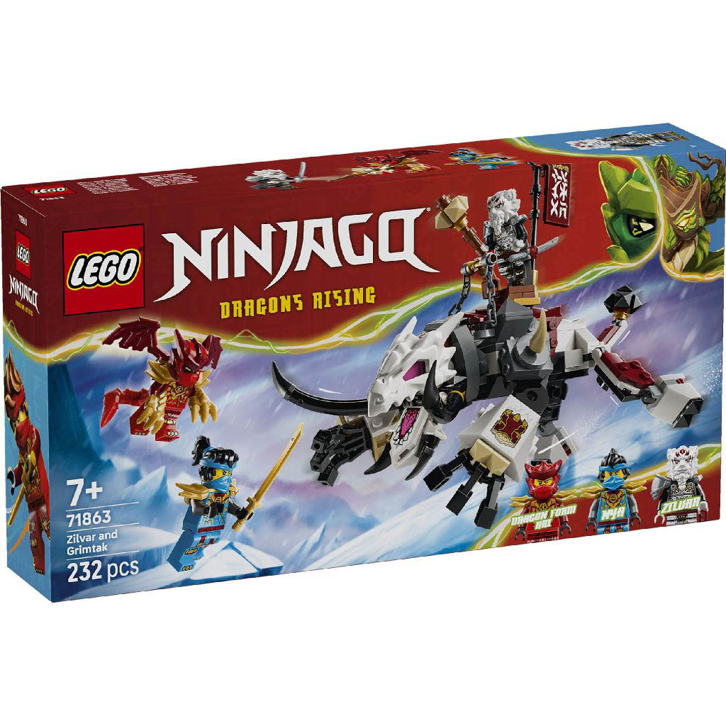 Zilvar et Grimtak la bête draconique (Ninjago)