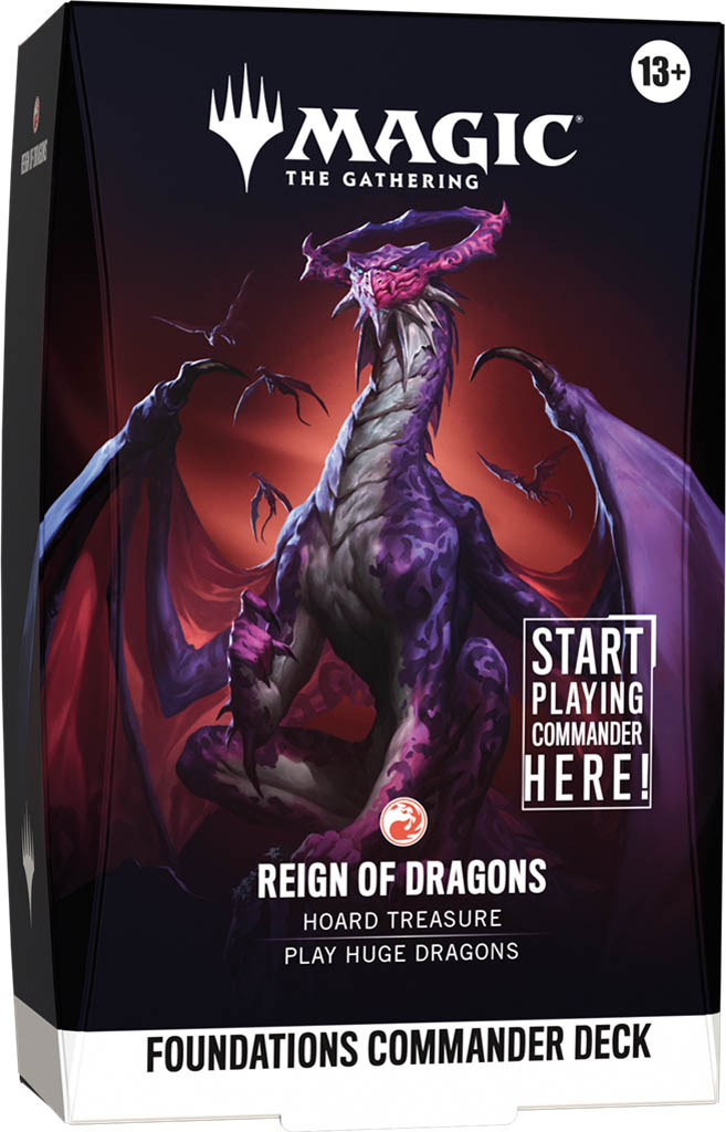MTG : Foundations Commander Deck - Reign of Dragons - EN