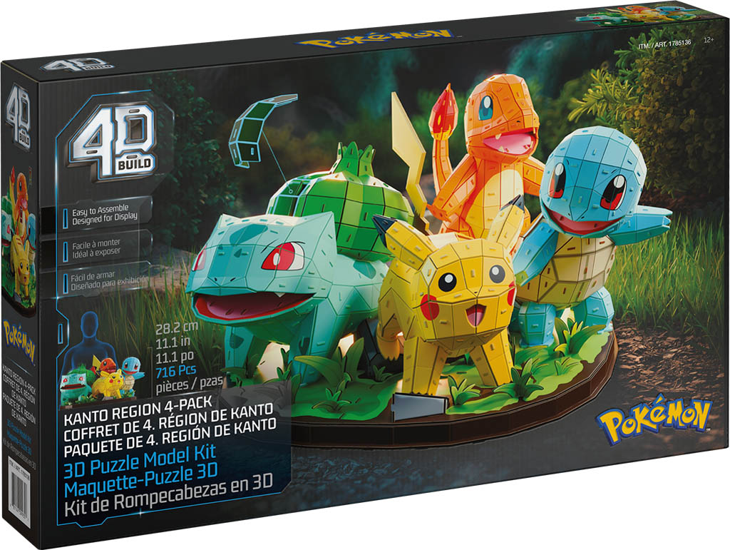 4D Build Pokémon - Diorama Région Kanto