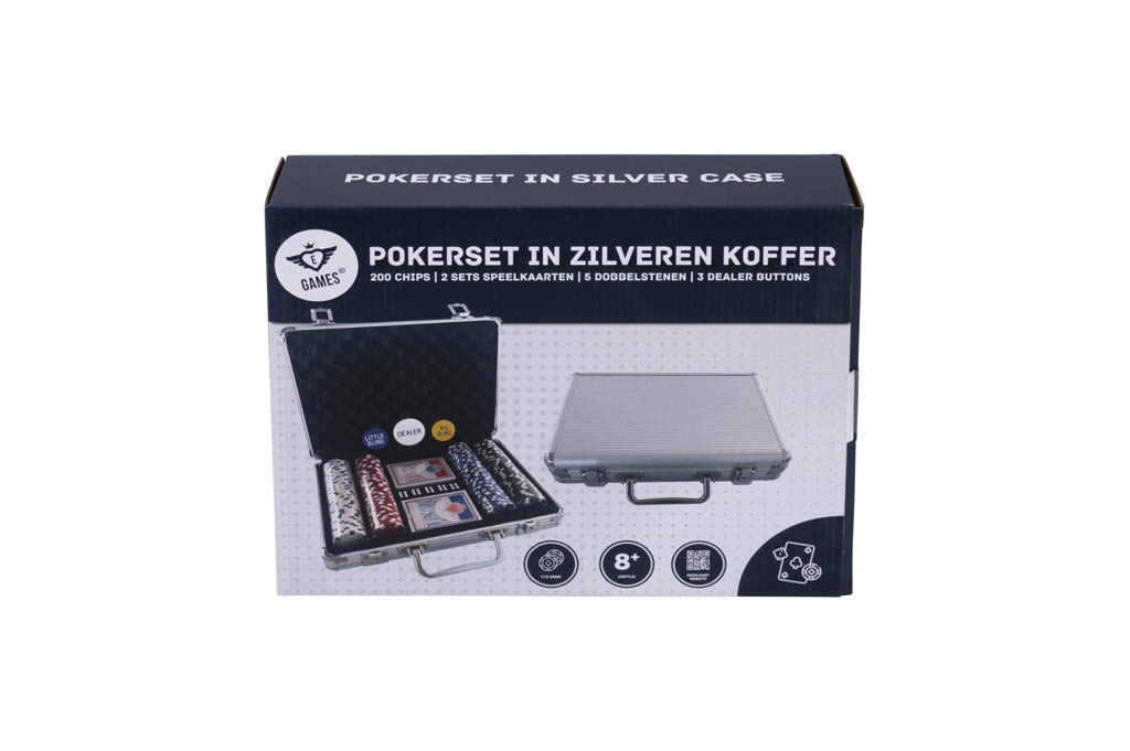 Malette Poker Metal 200 jetons