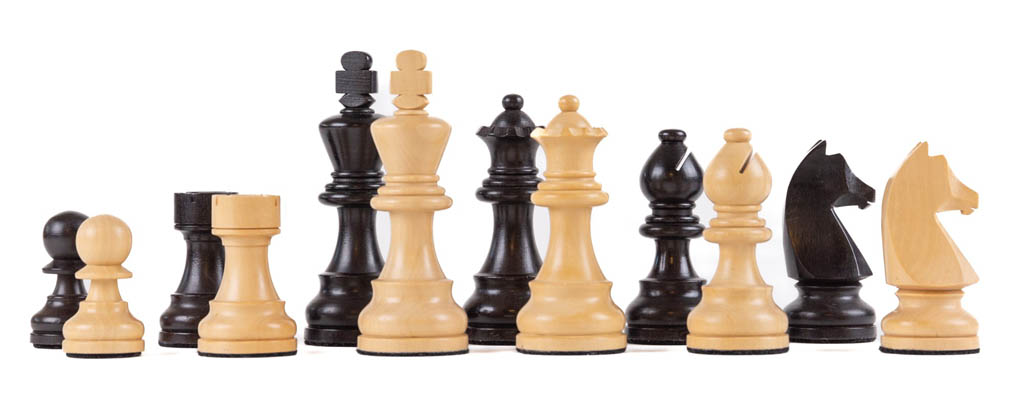 Pièces échecs standard T5 (Noires)