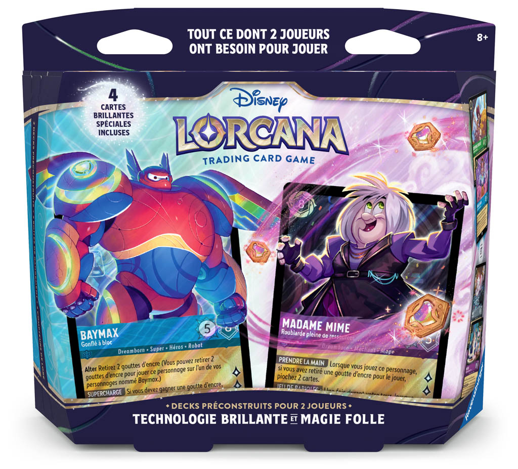 Disney Lorcana set14: 2 Decks Baymax & Madame Mime