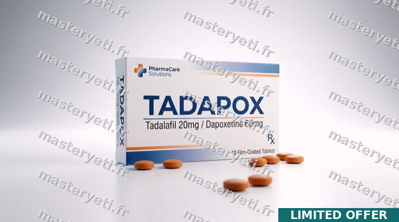 Tadapox — traitement Tadalafil reconnu · Avis médical à Paris