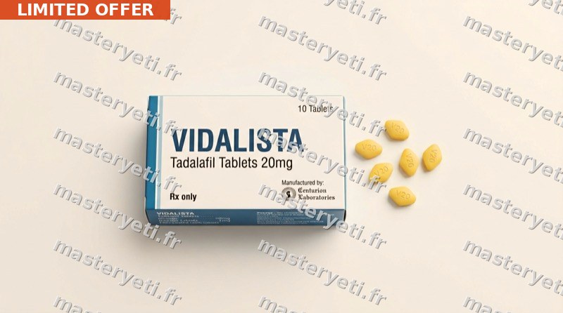 Vidalista · 0,58€ à Lille · envoi discret sous 48h