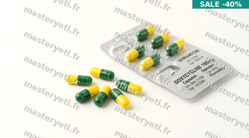 Doxycycline — meilleure offre en France dès 0,50€ le comprimé